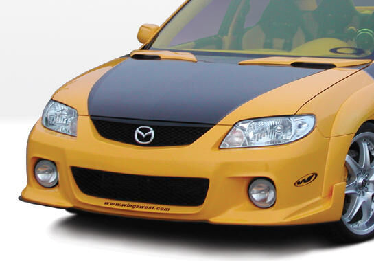 2001-2003 Mazda Protege 4dr MP5 w Flares Style Wings West Body Kit