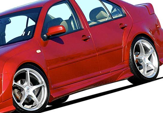 1999-2005 Volkswagon Jetta J-Spec w Flares Style Wings West Body kit