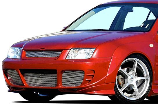 1999-2005 Volkswagon Jetta J-Spec w Flares Style Wings West Body kit