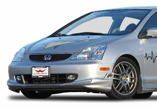 2002-2004 Honda Civic Si HB G55 Style Wings West Body Kit