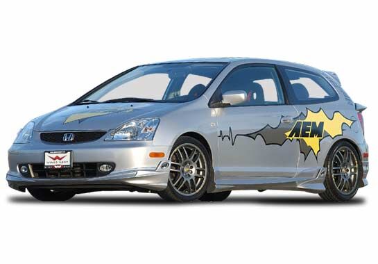 2002-2004 Honda Civic Si HB G55 Style Wings West Body Kit