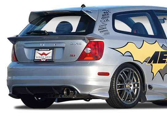 2002-2004 Honda Civic Si HB G55 Style Wings West Body Kit