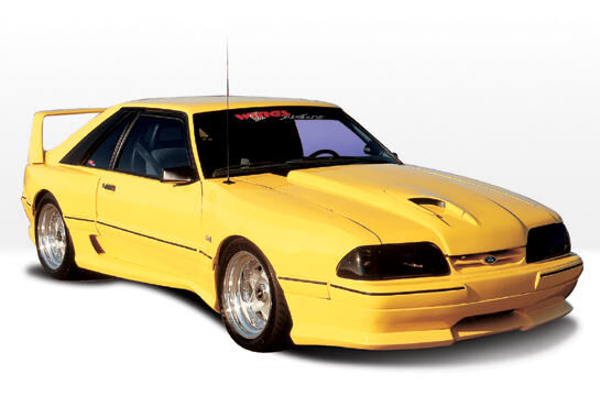 1987-1993 Ford Mustang LX Dominator Style Wings West Body Kit - WW-591013