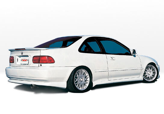 1992-1995 Honda Civic 2dr Racing Series Style Wings West Body Kit