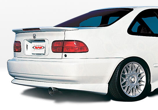1992-1995 Honda Civic 2dr Racing Series Style Wings West Body Kit
