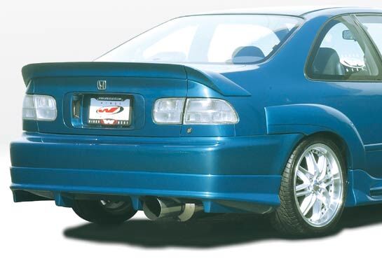 1992-1995 Honda Civic 2dr G5 w Flares Style Wings West Body Kit