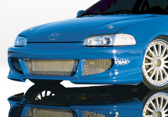 1992-1995 Honda Civic 3dr BigMouth w RS Style Wings West Body Kit
