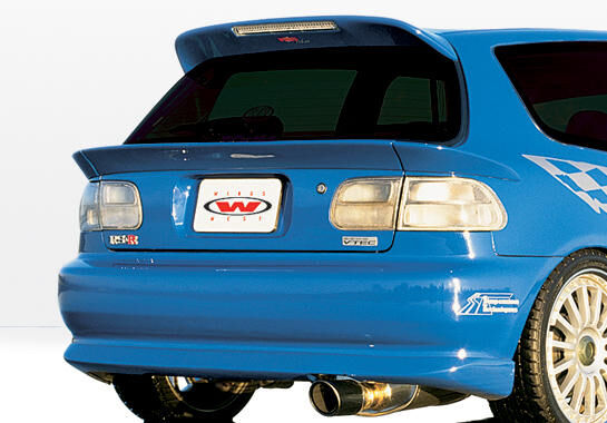 1992-1995 Honda Civic 3dr BigMouth w RS Style Wings West Body Kit