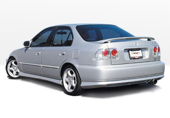1996-1998 Honda Civic 2dr BigMouth Style Wings West Body Kit