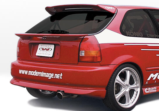 1996-1998 Honda Civic 3dr BigMouth Style Wings West Body Kit