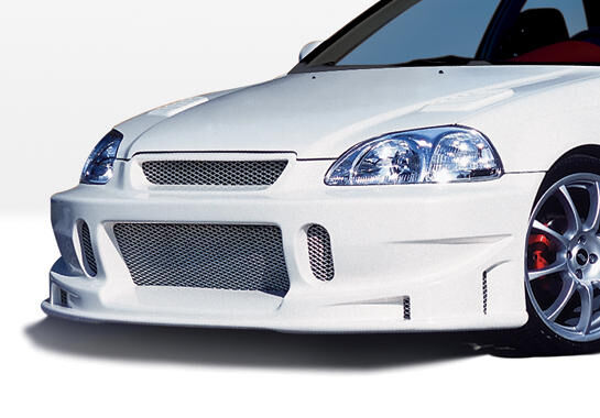 1996-1998 Honda Civic 3DR Hatchback Tuner Style Wings West Body Kit