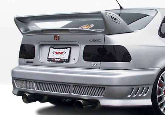 1996-1998 Honda Civic 2dr Avenger Style Wings West Body Kit