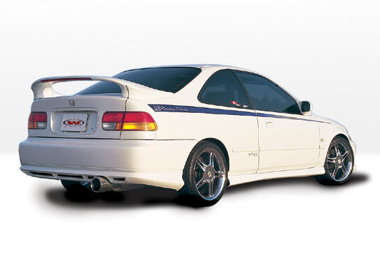 1996-1998 Honda Civic 2dr Racing Series Style Wings West Body Kit