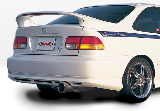 1996-1998 Honda Civic 2dr Racing Series Style Wings West Body Kit