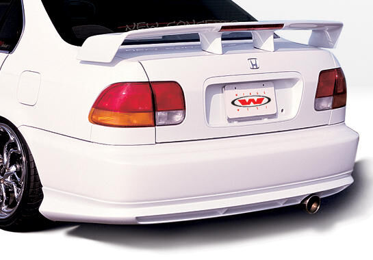 1996-1998 Honda Civic 4dr Racing Series Style Wings West Ground Effects Kit