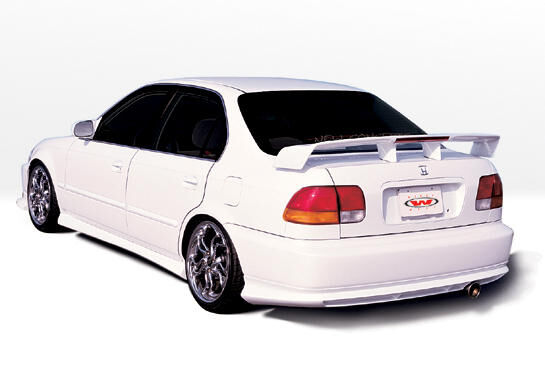 1996-1998 Honda Civic 4DR Racing Series Ground Effects Kit w/Touring Front Lip