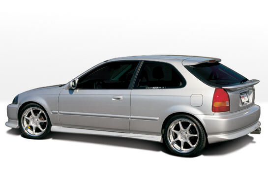 1996-1998 Honda Civic 3dr Racing Series Style Wings West Body Kit