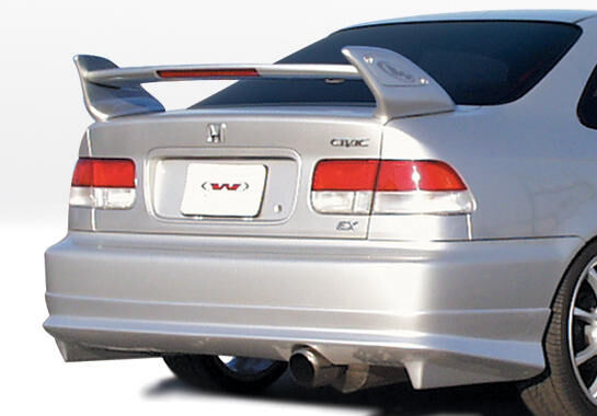1999-2000 Honda Civic 2dr W Type Style Wings West Body Kit
