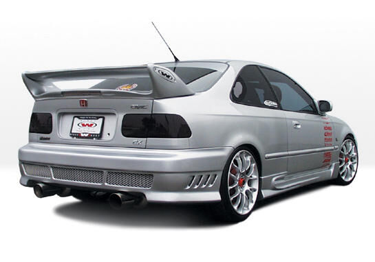 1999-2000 Honda Civic 2dr Avenger Style Wings West Body Kit