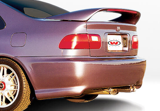 1992-1995 Honda Civic 2dr W Type Style Wings West Body Kit