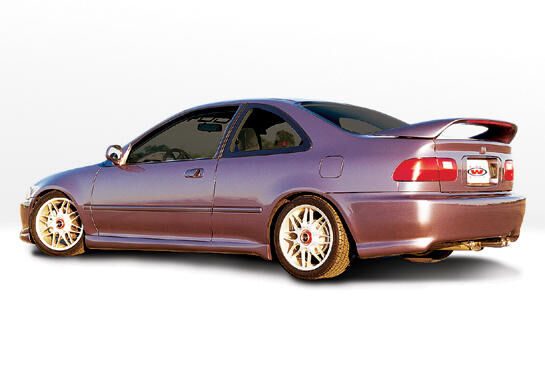 1992-1995 Honda Civic 2dr W Type Style Wings West Body Kit