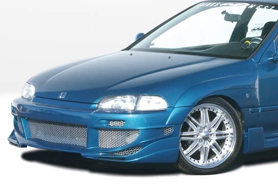 1992-1995 Honda Civic 2dr Avenger w Flares Style Wings West Body Kit