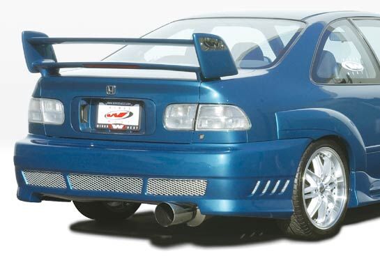 1992-1995 Honda Civic 2dr Revolver w Flares Style Wings West Body Ki