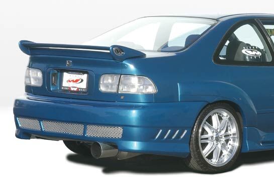 1992-1995 Honda Civic 2dr Avenger w Flares Style Wings West Body Kit
