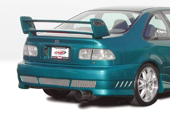 1992-1995 Honda Civic 2dr Revolver Style Wings West Body Kit