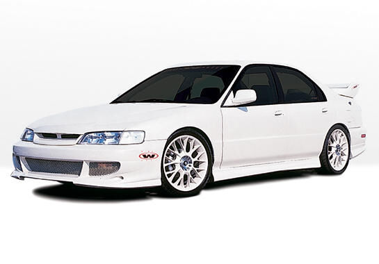 1994-1995 Honda Accord 2dr BigMouth Style Wings West Body Kit - WW-890575