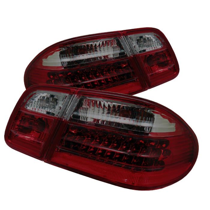 1996-2002 Mercedes Benz W210 E Class Red/Smoke LED Tail Lights - ALT-CL-MBW210-L