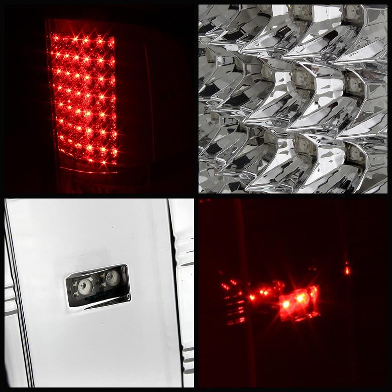 2007-2012 Chevy Silverado 1500/2500/3500 Chrome LED Tail Lights
