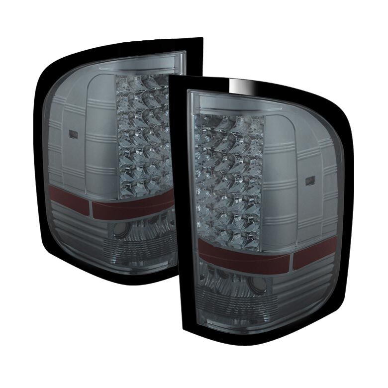 2007-2012 Chevy Silverado 1500/2500/3500 Smoke LED Tail Lights - ALT-JH-CS07-LED