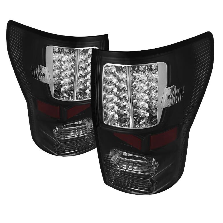 2007-2012 Toyota Tundra Black LED Tail Lights - ALT-JH-TTU07-LED-BK