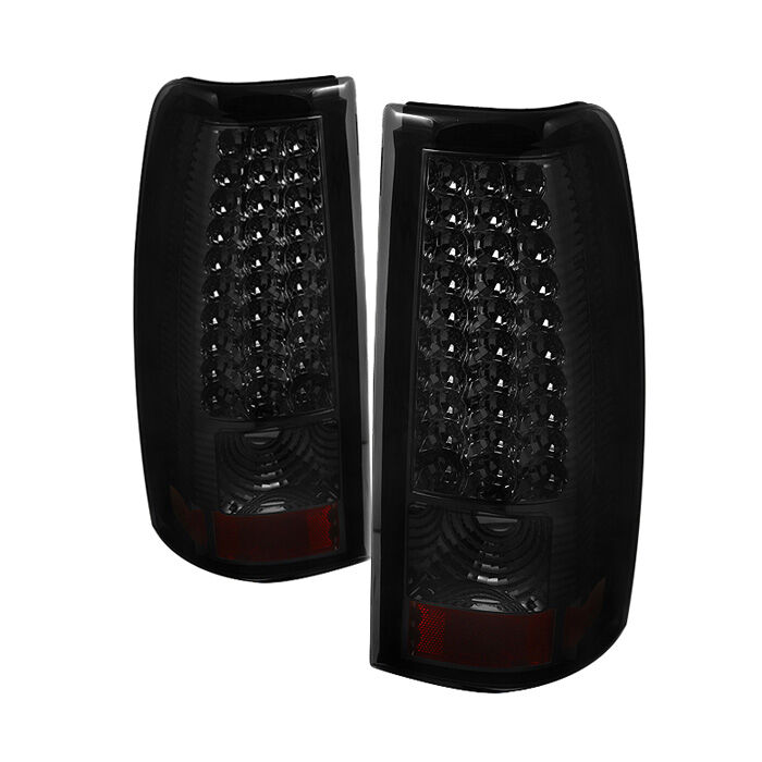 2004-2006 GMC Sierra 1500/2500/3500 Fleetside Smoke LED Tail Lights - ALT-ON-CS0