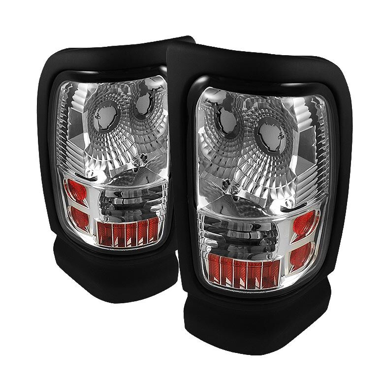 1994-2001 Dodge Ram 1500/2500/3500 Chrome Euro Style Tail Lights - ALT-ON-DRAM94