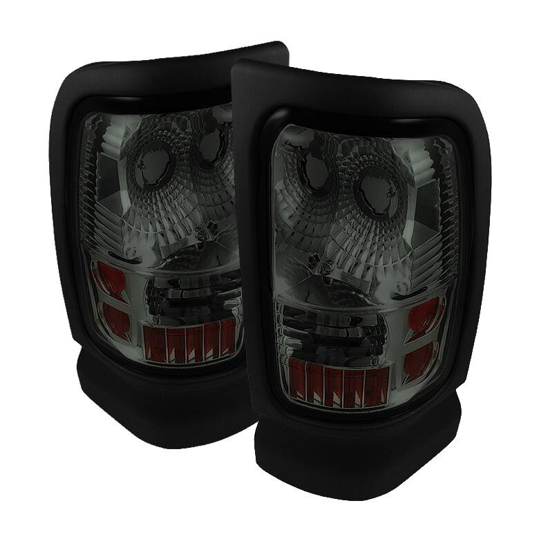 1994-2001 Dodge Ram 1500/2500/3500 Smoke Euro Style Tail Lights - ALT-ON-DRAM94-