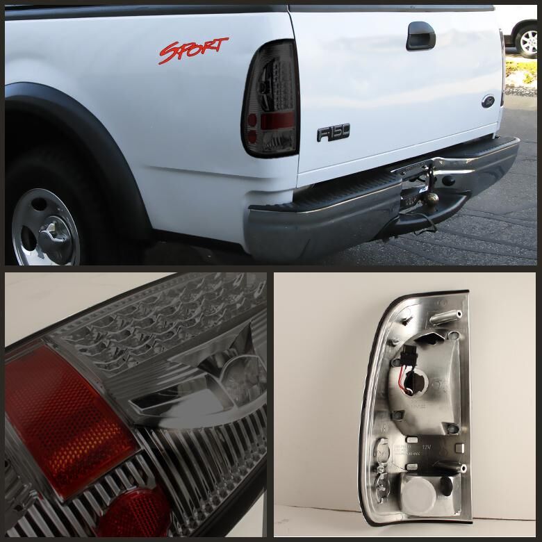 1997-2003 Ford F150 Styleside Smoke LED Tail Lights