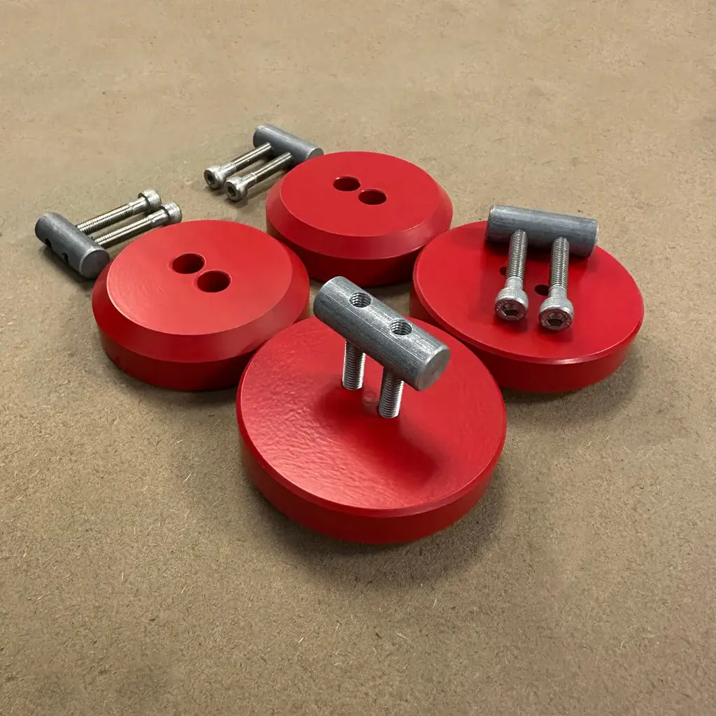 2020-2023 Tesla Model Y Stealth Lift Pads Fire Engine Red