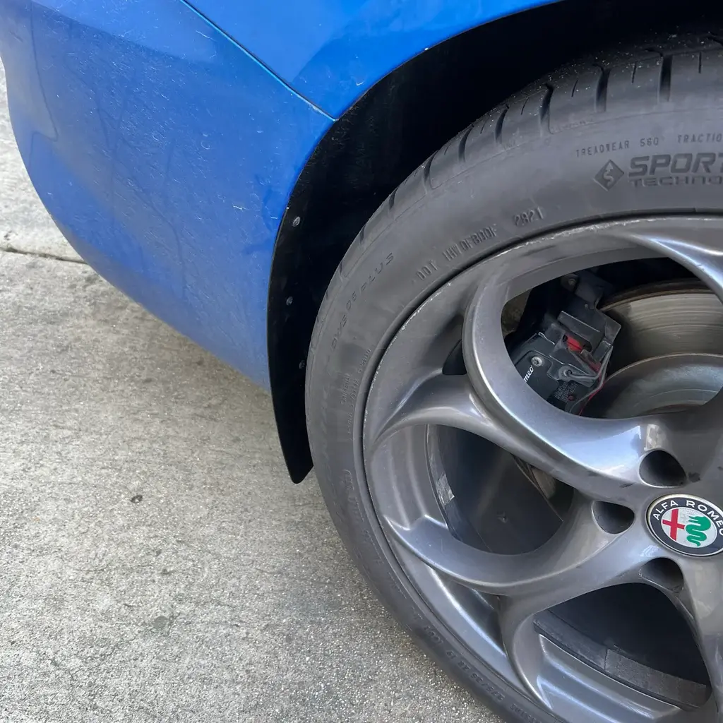 2016-2023 Alfa Romeo Giulia Rear Rock Guards