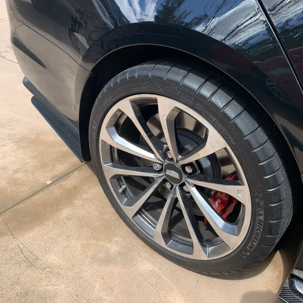 2016-2019 Cadillac CTS CTS-V Coupe Rear Rock Guard