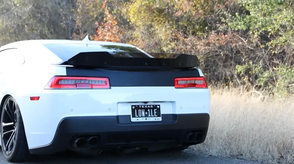 2014-2024 Chevrolet Camaro ZL1/Z28/SS/1LE Wicker Bill Polished Edge