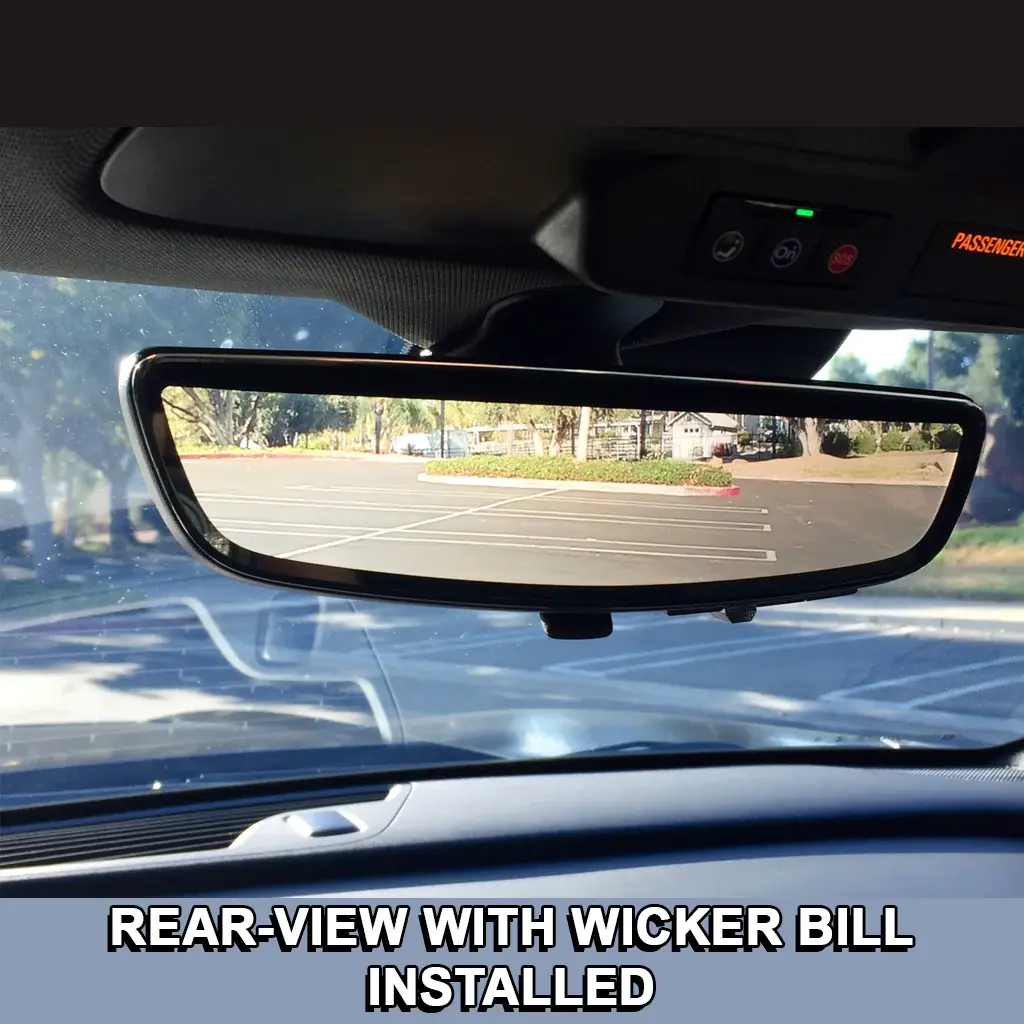 2019-2024 Chevrolet Camaro SS Wide w/Camera Wicker Bill Dark Tint