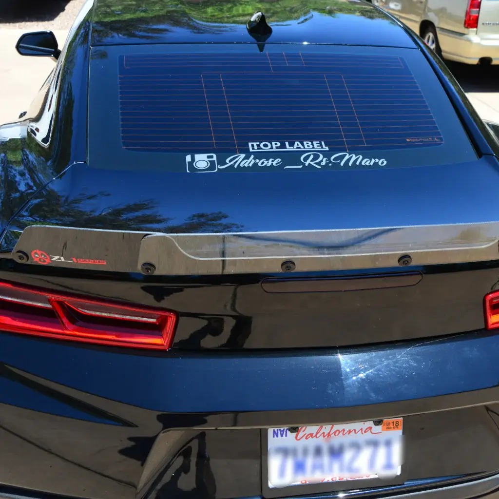 2016-2024 Chevrolet Camaro LT/LS Wicker Bill Dark Tint - 05119804