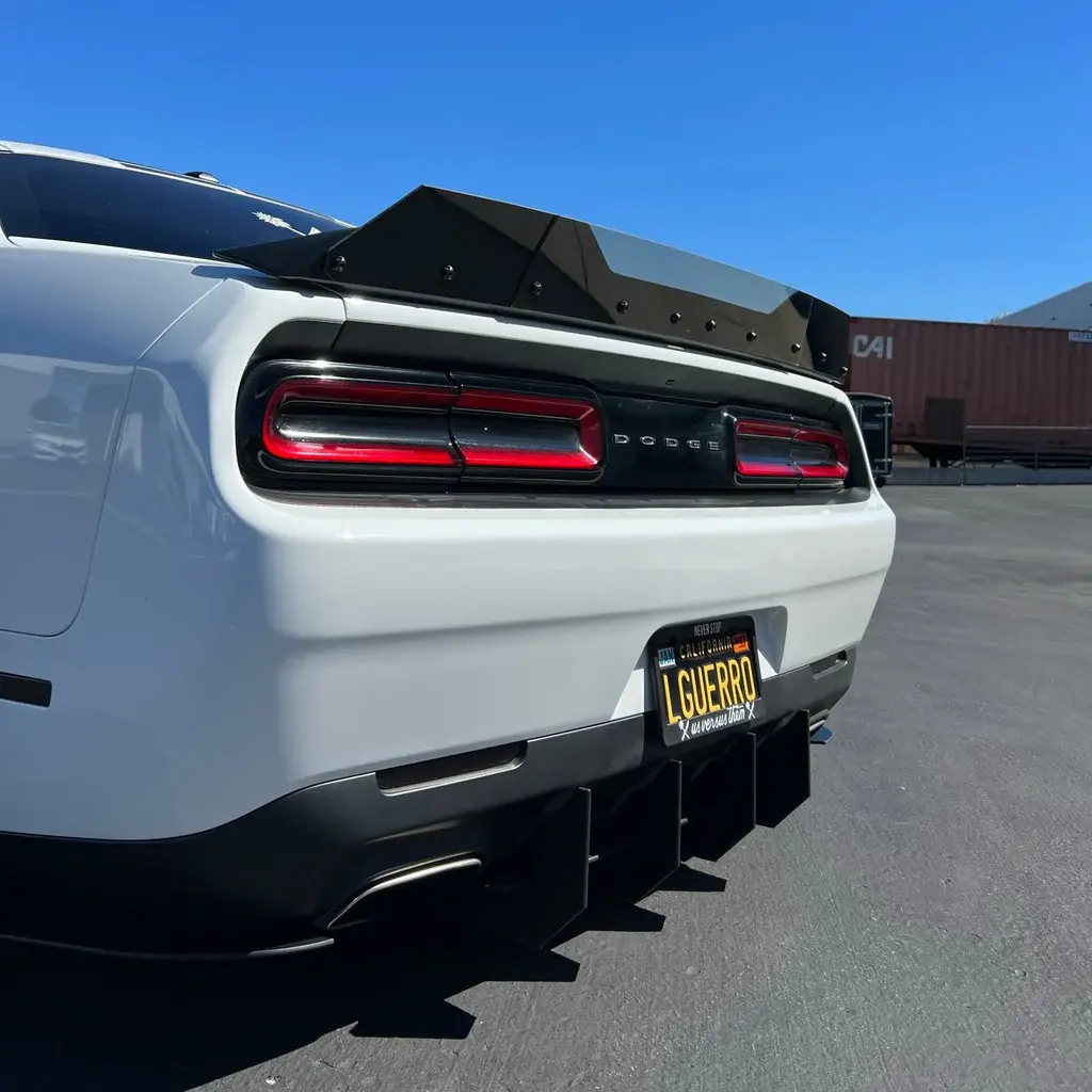 2009-2023 Dodge Challenger Assualt Tall Wicker Bill Dark Tint - 05136114