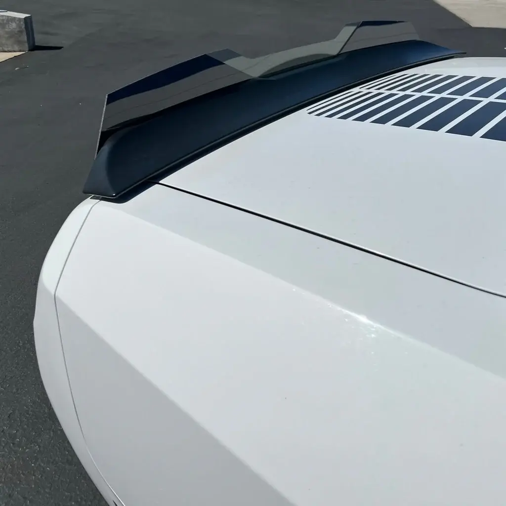 2009-2023 Dodge Challenger Assualt Extreme Notched No Camera Wicker Bill Dark Tint