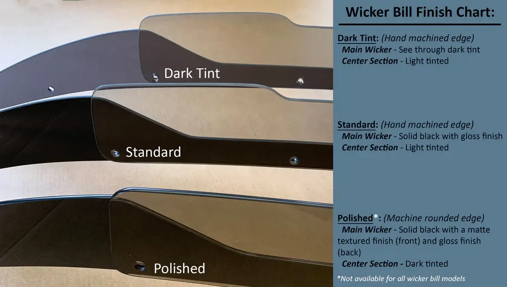 2015-2023 Dodge Charger SRT Wicker Bill Dark Tint