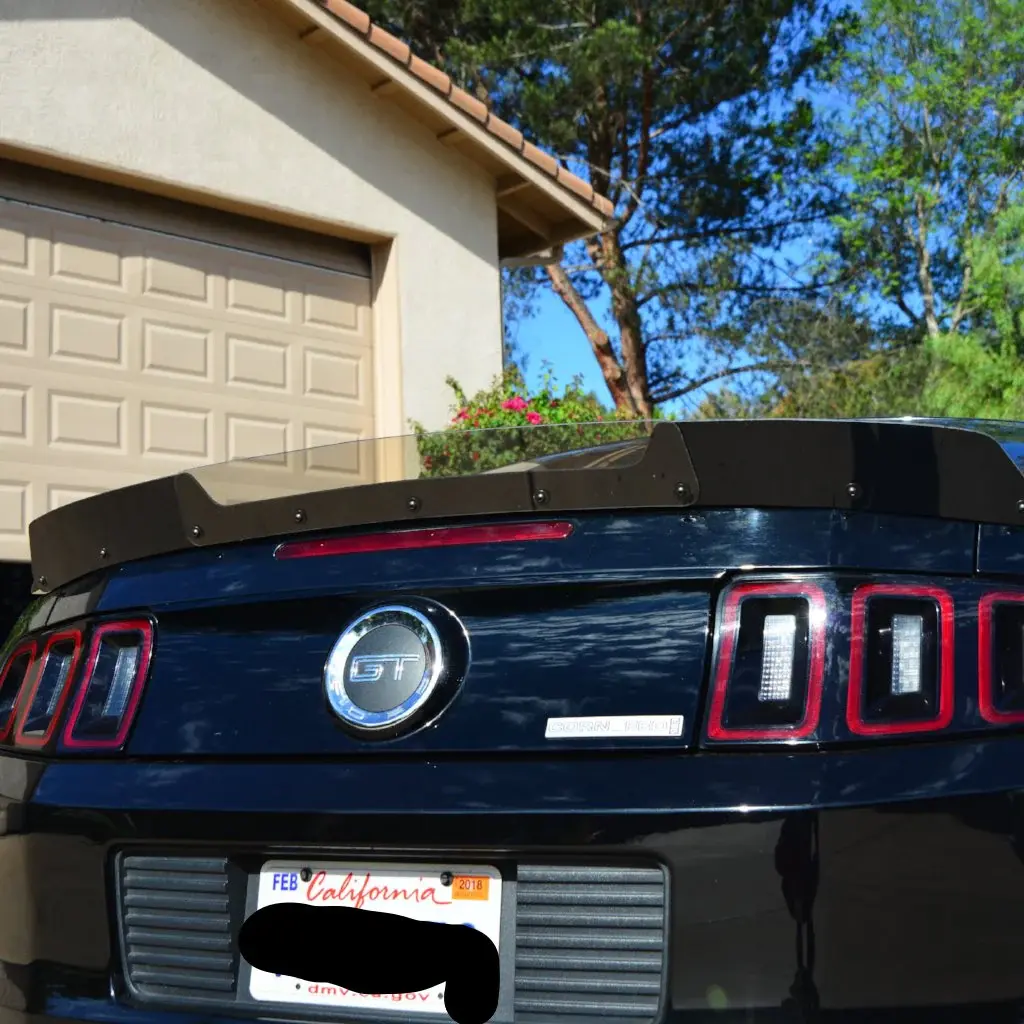 2010-2014 Ford Mustang Wicker Bill w/Camera Standard - 05152013