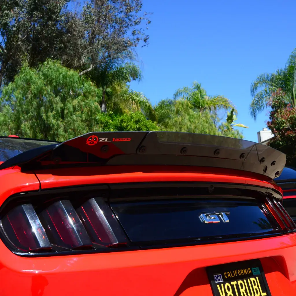 2015-2023 Ford Mustang Track-Pack Wicker Bill Dark Tint