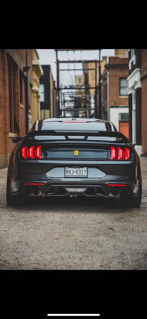 2018-2023 Ford Mustang PP1 Wicker Bill Dark Tint